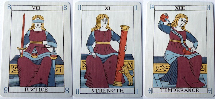 Justice, Strength, and Temperance