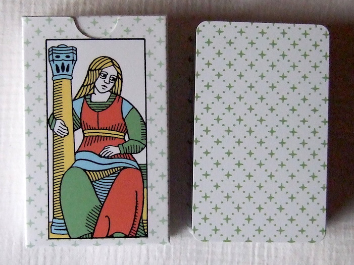 Card back and tuck box